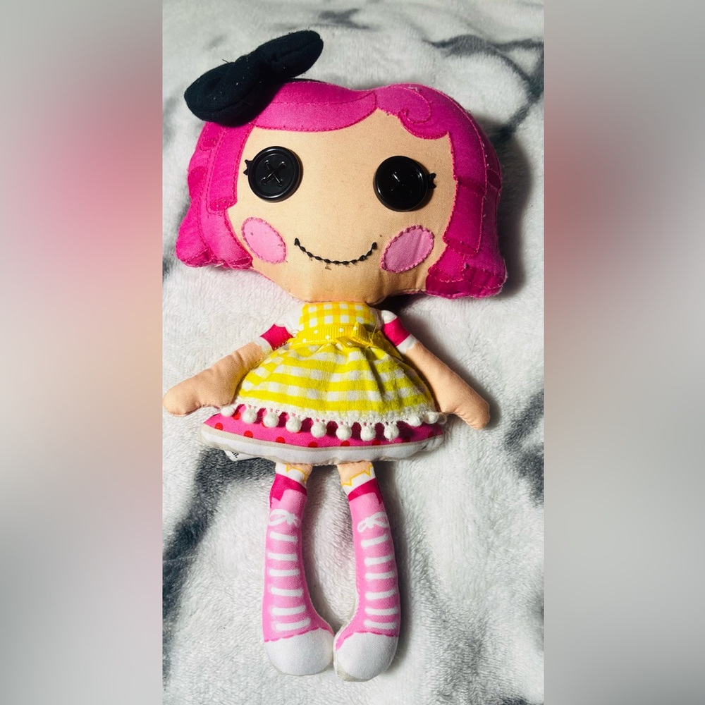 2012 Lalaloopsy Crumbs Sugar Cookie 10-13” Plush Rag Doll